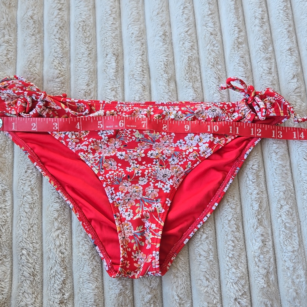 O' Neill Mina Piper Ditsy Cherry Blossom Side-Tie Bikini Bottom Small - Picture 5 of 5